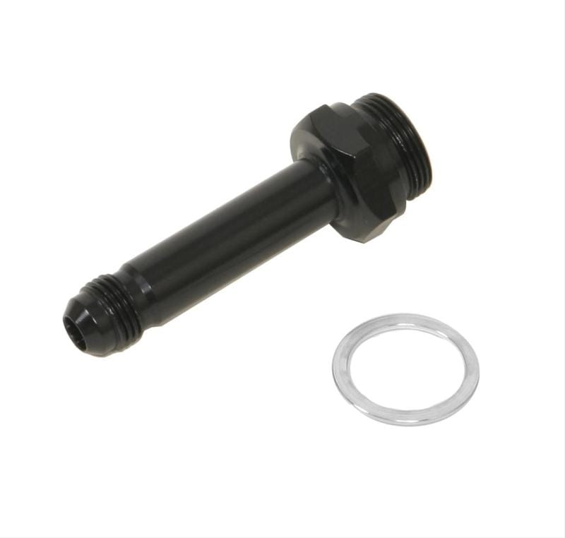 Fragola — Fragola -6AN x 7/8-20 Carb Adapter Long 3in - Black