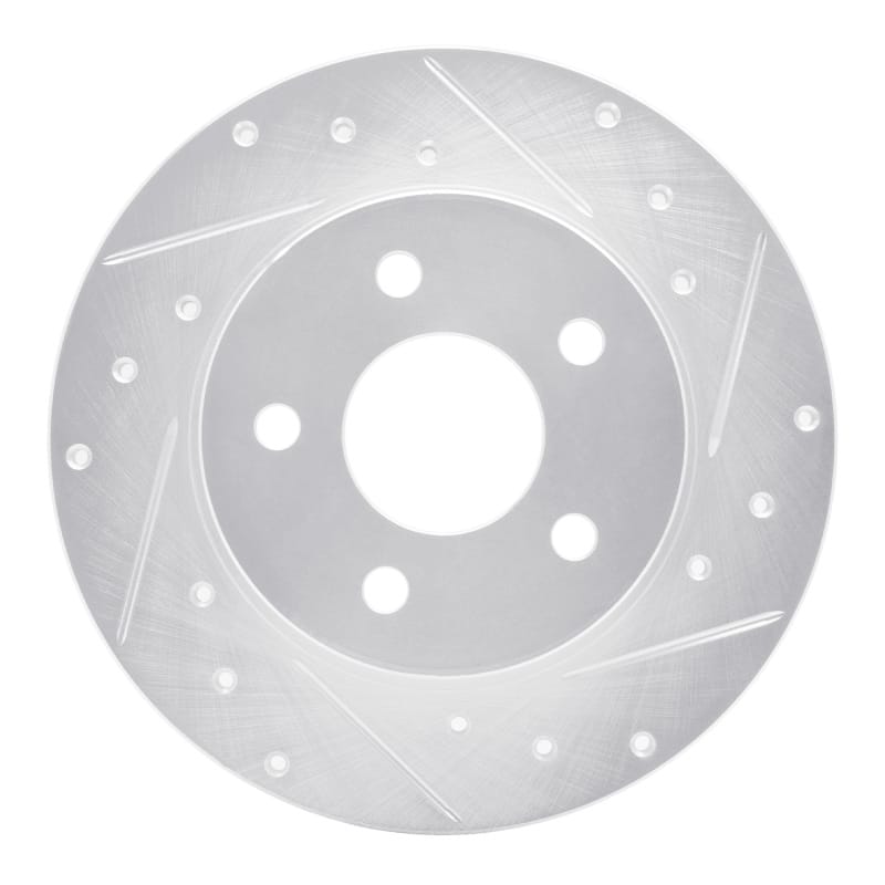 R1 Concepts — R1 04-12 Chevrolet Malibu Rear Right Drilled & Slotted Silver Brake Rotor
R1 Brake Rotor Drill