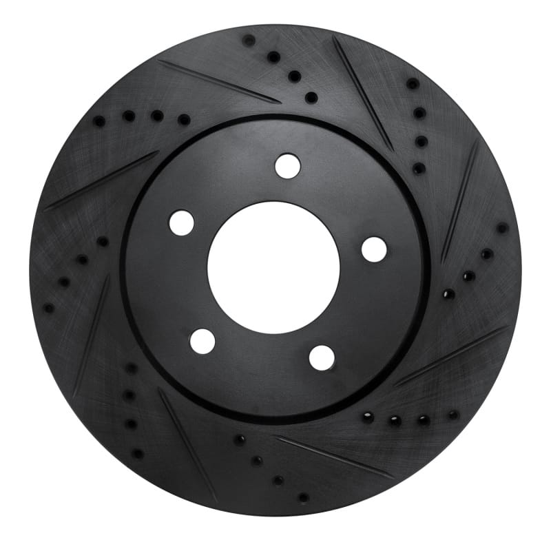 R1 Concepts — R1 04-08 Chrysler Pacifica Front Right Drilled & Slotted Black Brake Rotor
R1 Brake Rotor Drill