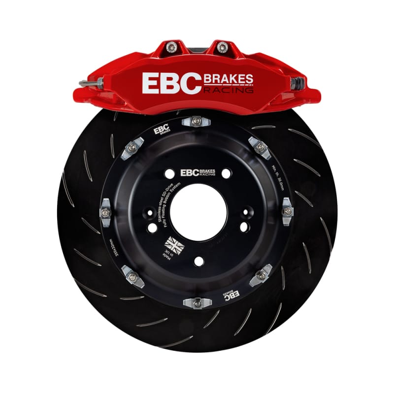 EBC — EBC Racing 92-05 BMW 3-Series E36/E46 Red Apollo-6 Calipers 355mm Rotors Front Big Brake Kit