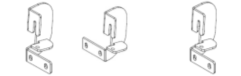 Go Rhino — Go Rhino 07-10 Chevrolet Silverado 2500HD/3500 Brackets for Dominator Extreme SideSteps
Dominator Bkts