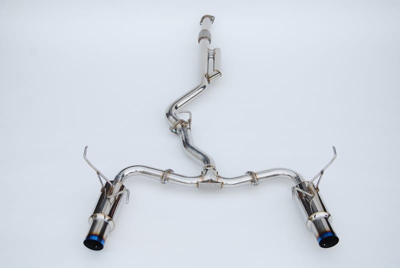 Invidia — Invidia 2022+ Subaru WRX N1 Twin Outlet Single Layer Tip Cat-Back Exhaust