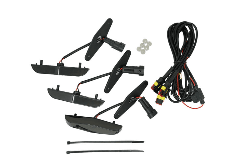 Cali Raised LED — Cali Raised 14-24 Toyota 4Runner Grille Raptor LED Light Kit - Smoked / With Add A Fuse