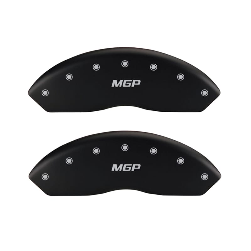 MGP — MGP 4 Caliper Covers Engraved Front & Rear MGP Matte Black finish silver ch
Caliper Covers