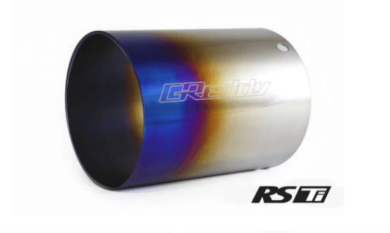 GReddy — GReddy Burnt Titanium Tip 115mm Diameter 150mm Length (Revolution RS/RS-TI/RS-Race) - 160 Rev RS (L)