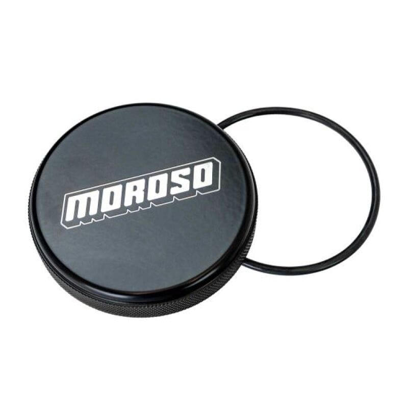 Moroso — Moroso Replacement Cap Dry Sump Tank - Black w/Logo