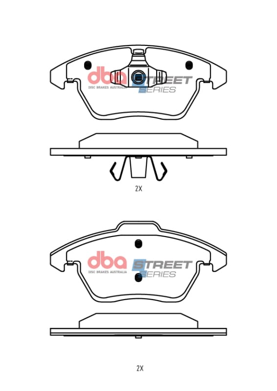 DBA — DBA 13-24 Scion FR-S (w/292mm Front Rotor) Front Street Series Brake Pads
Brake Pad