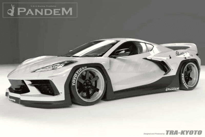 GReddy — GReddy Pandem RB 2020+ Chevrolet Corvette C8 Complete Wide Body Aero Kit w/ Wing