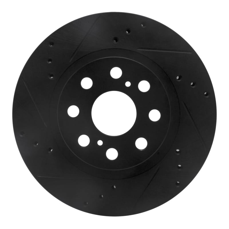 R1 Concepts — R1 00-05 Toyota MR2 Spyder Rear Left Drilled & Slotted Black Brake Rotor
R1 Brake Rotor Drill
