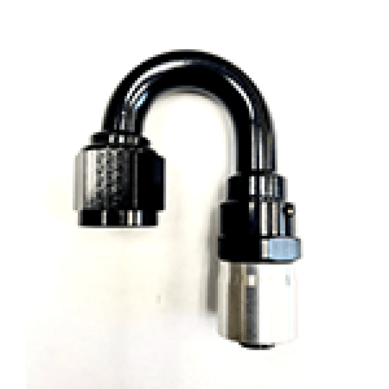 Fragola — Fragola -8AN x 180 Degree Sport Crimp Hose End