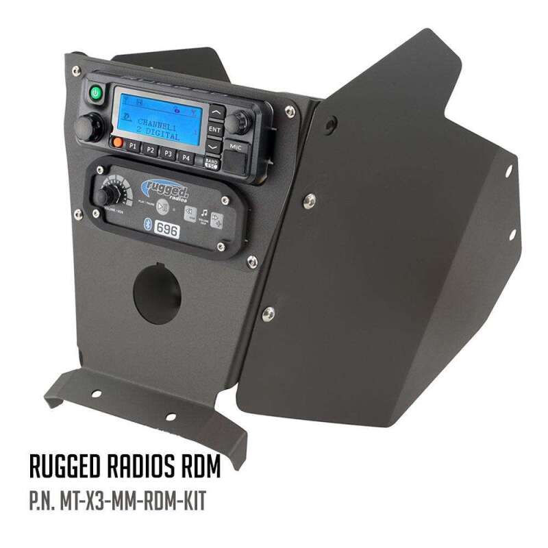 Rugged Radios — Rugged Radios Can-Am X3 Mounting Kit with Multi Mount and Side Panels Rugged RDM