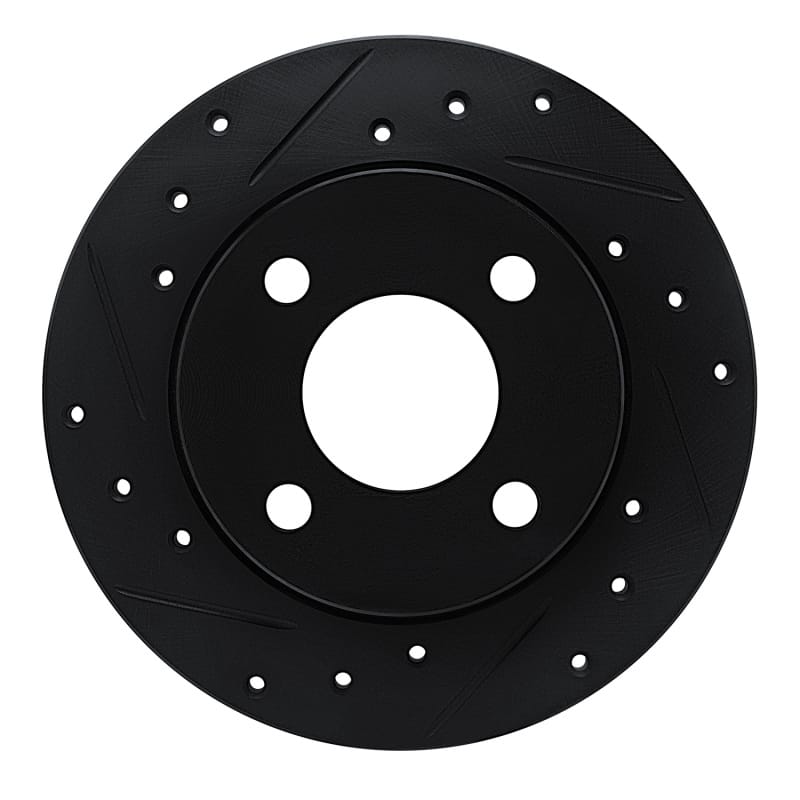 R1 Concepts — R1 78-90 Dodge Omni Front Left Drilled & Slotted Black Brake Rotor
R1 Brake Rotor Drill