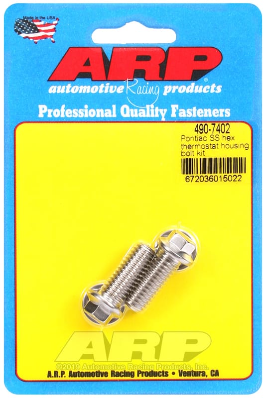 ARP — ARP Pontiac SS Hex Thermostat Housing Bolt Kit