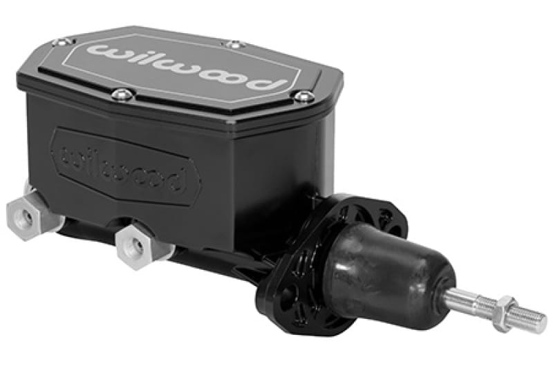 Wilwood — Wilwood Corvette C2 Compact Tandem Master Cylinder - 15/16in Bore Ball Black