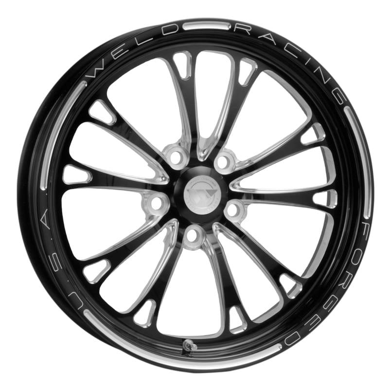 Weld — Weld V-Series 1-Piece 17x4.5 / 5x120 BP / 2.25in. BS Black Wheel - Non-Beadlock