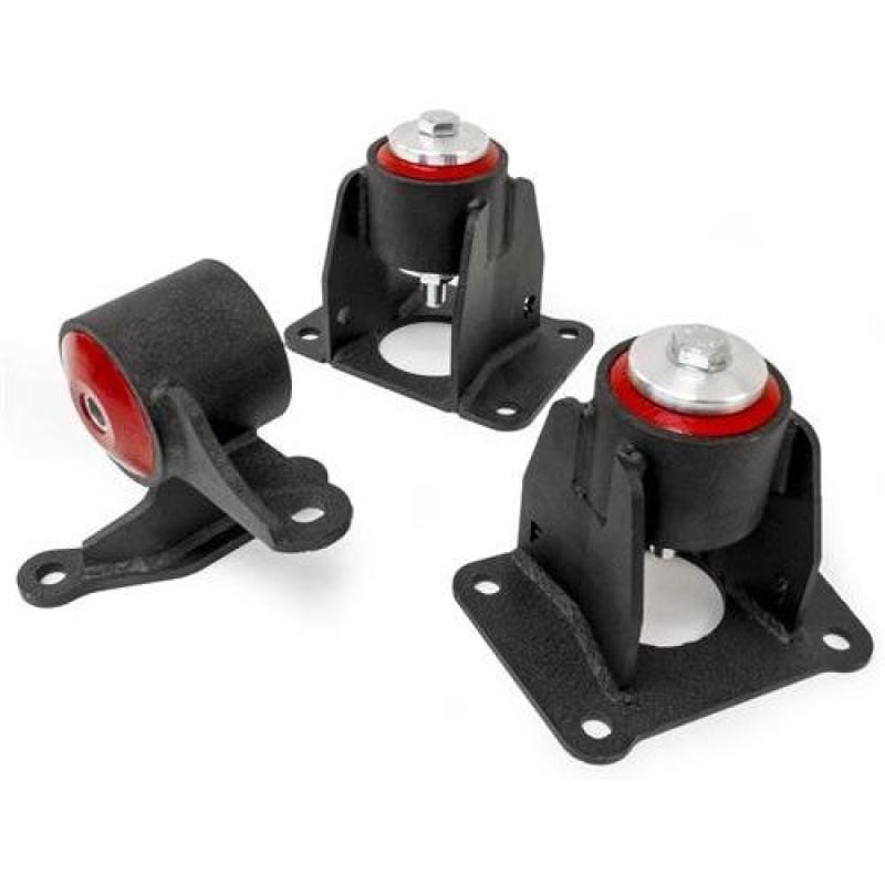 Innovative Mounts — Innovative 98-02 Accord J-Series Black Steel Mounts 75A Bushings (Auto Chassis Auto Trans)