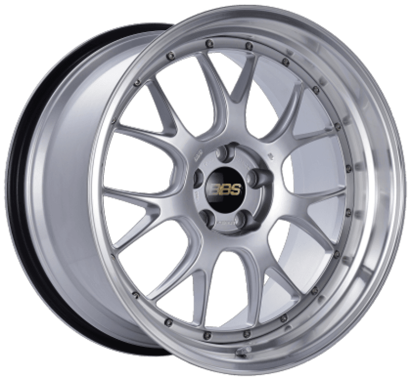 BBS — BBS LM-R 20x9.5 5x120 ET23 Diamond Silver Center Diamond Cut Lip Wheel -82mm PFS/Clip Required