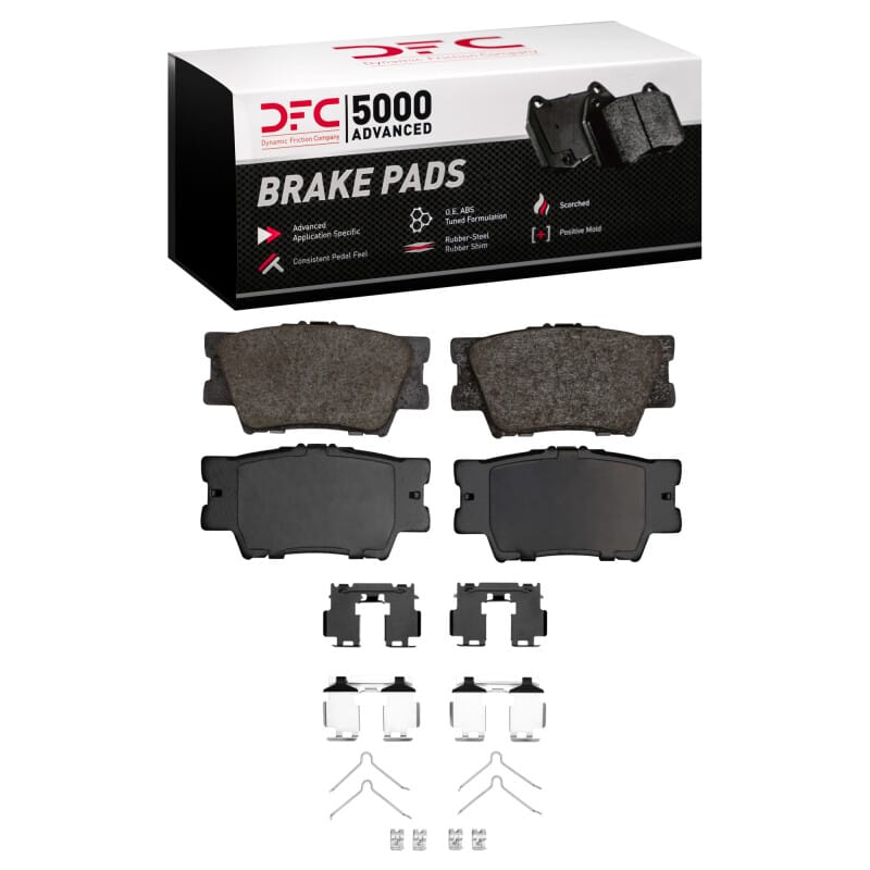 DFC — DFC 06-18 Lexus HS250H Rear 5000 Advanced Ceramic Brake Pads and Hardware Kit
DFC Brake Pad Set