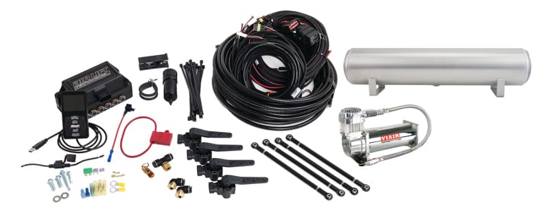 Air Lift — Air Lift Performance 3H (1/4 Air Line 4 Gal 5-Port Raw Aluminum Tank VIAIR 444C Comp)
Air Susp Comp Kit