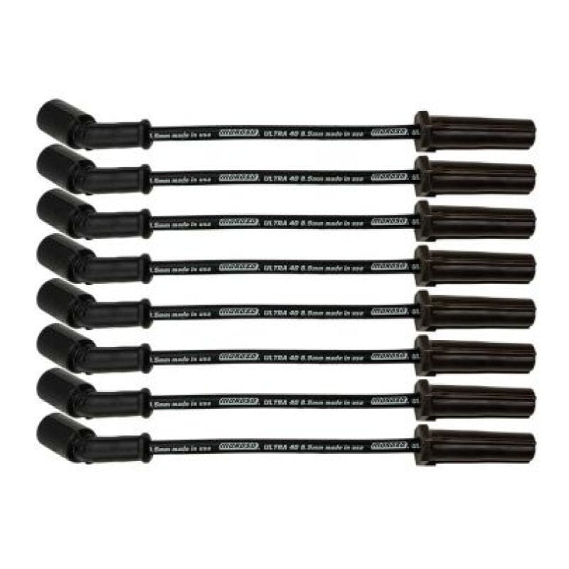 Moroso — Moroso GM LS/LT 8.5mm Ultra 40 11in Long Wire Set w/o Alum Heatshield - Black