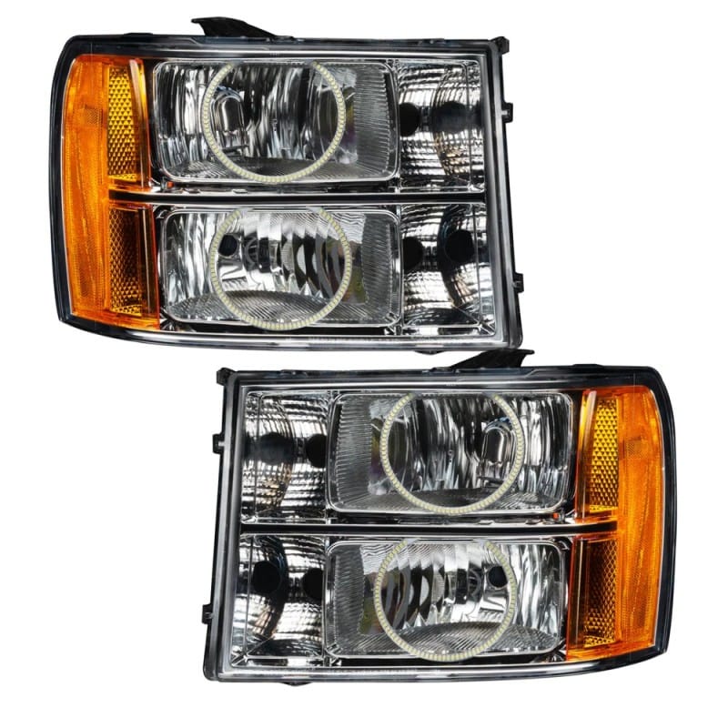 ORACLE Lighting — Oracle 07-13 GMC Sierra SMD HL - Round Ring Design - ColorSHIFT w/ BC1 Controller