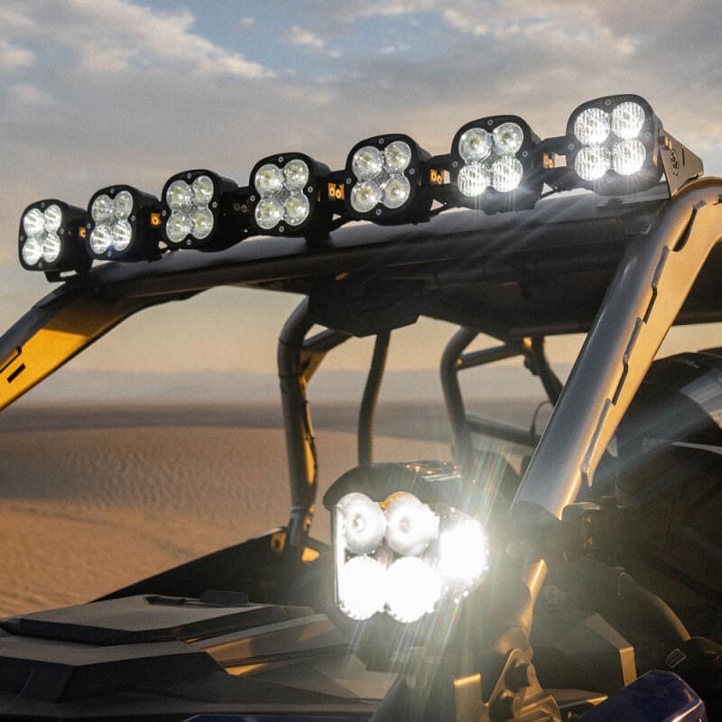 Baja Designs — Baja Designs Polaris Pro-R 7 XL Linkable Roof Bar Kit