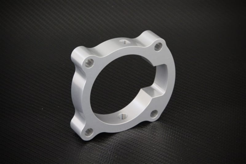 Torque Solution — Torque Solution Throttle Body Spacer (Silver): Hyundai Genesis Coupe 2.0T 2010-2012