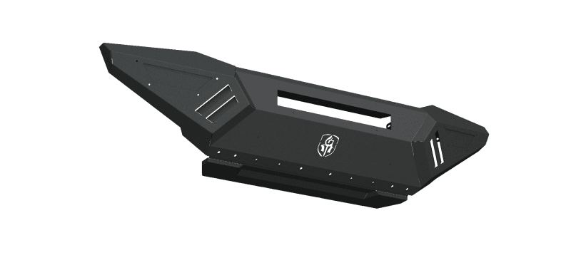 Road Armor — Road Armor 18-20 Jeep Wrangler JL SPARTAN Bolt-On Front Bumper Skid Plate Guard - Tex Blk
