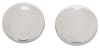Kentrol — Kentrol 07-18 Jeep Wrangler JK Liftgate Button Covers Pair - Polished Silver