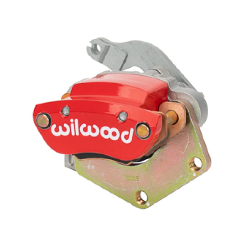 Wilwood — Wilwood Caliper-MC4 Mechanical-R/H - Red w/Logo 2.00in Piston .81in Disc