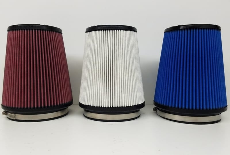 JLT — JLT 10-14 Ford Mustang GT500 Factory Replacement Oiled Air Filter 5.5x7in - Red