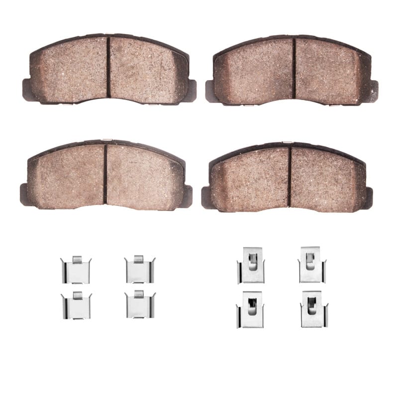 DFC — DFC 84-91 Dodge 2000 GTX Front 5000 Advanced Ceramic Brake Pads and Hardware Kit
DFC Brake Pad Set