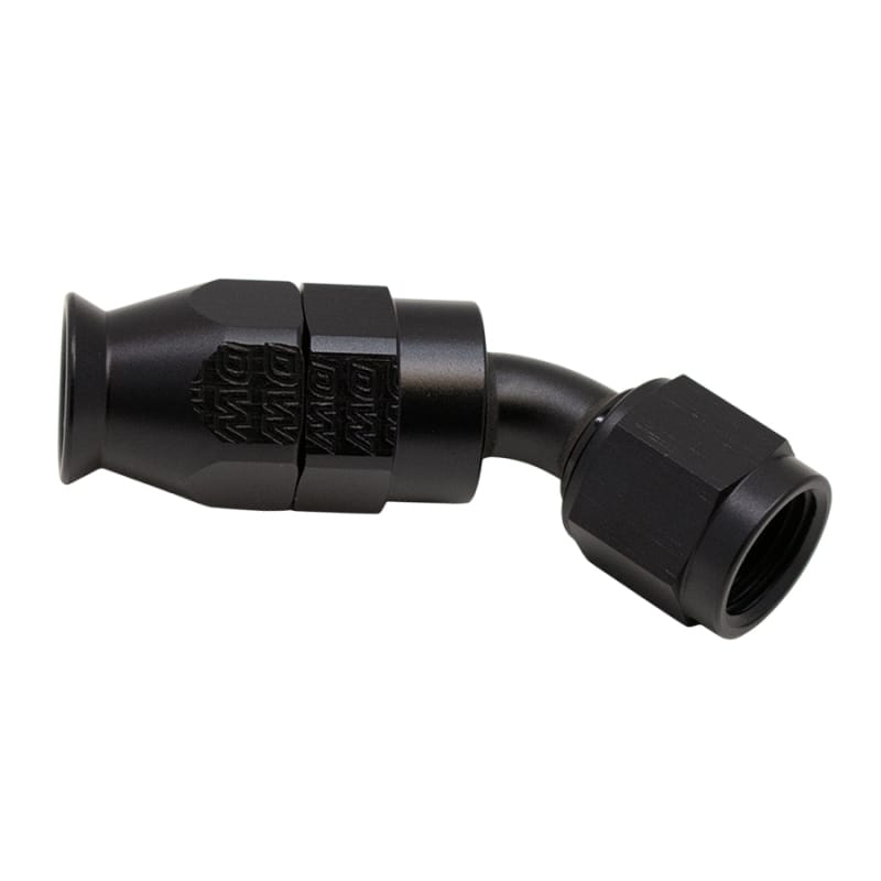 DeatschWerks — DeatschWerks 6AN Female Swivel 45-Degree Hose End PTFE (Incl 1 Olive Insert) - Anodized Matte Black
Lines & Fittings