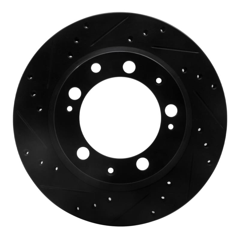 R1 Concepts — R1 77-88 Porsche 924 Rear Left Drilled & Slotted Black Brake Rotor
R1 Brake Rotor Drill