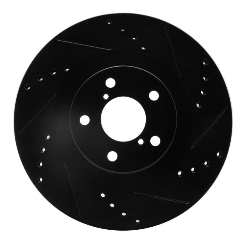 R1 Concepts — R1 01-08 Saab 9-2X Front Right Drilled & Slotted Black Brake Rotor
R1 Brake Rotor Drill