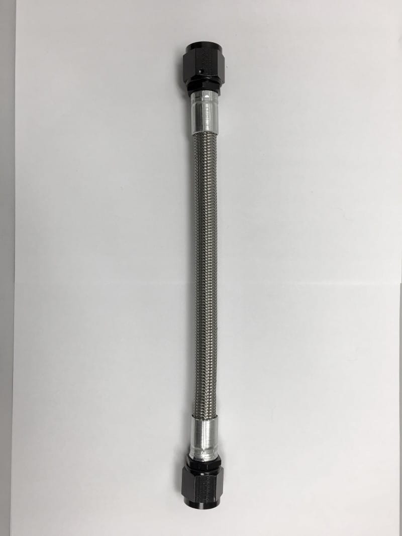 Fragola — Fragola -10AN PTFE Hose Assembly Straight x Straight 12in