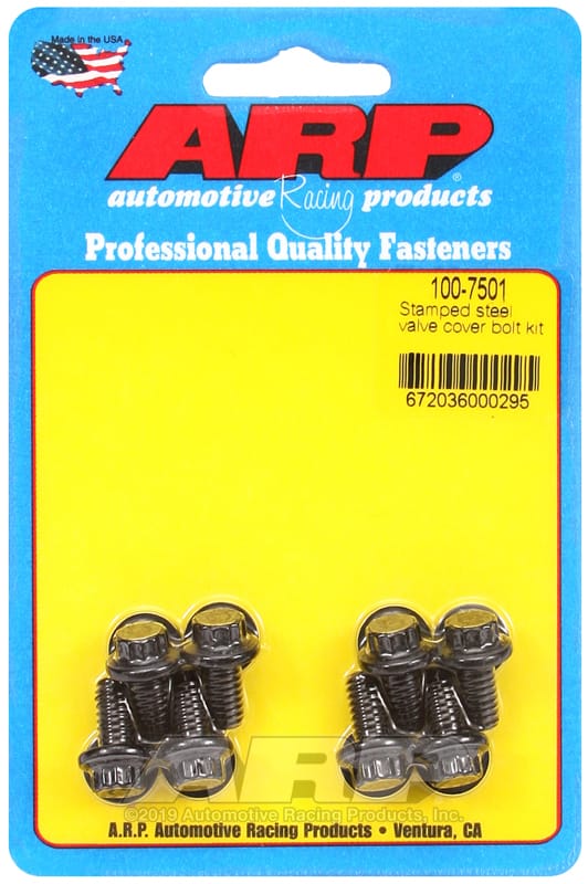 ARP — ARP Stamped Steel 12pt Valve Cover Bolt Kit