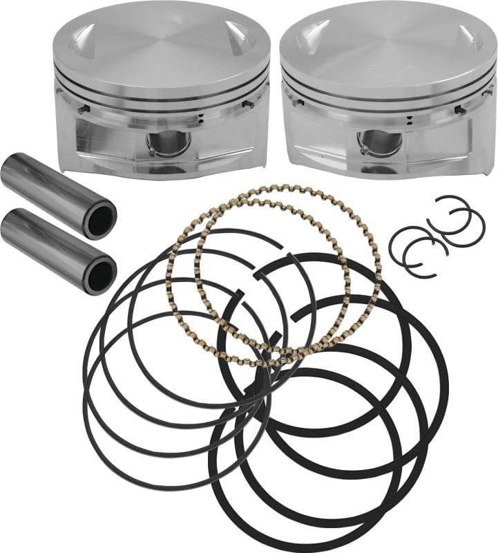 S&S Cycle — Piston Set 4", +.010', 100" and 107" Evolution
