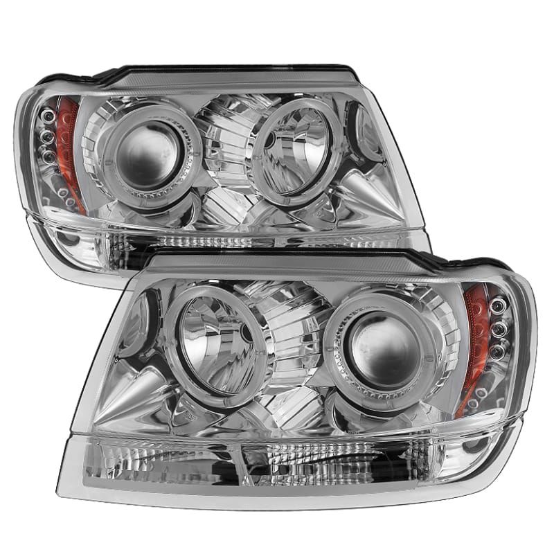 SPYDER — Spyder Jeep Grand Cherokee 99-04 Projector Headlights LED Halo LED Chrm - PRO-YD-JGC99-HL-C
Projector Headlights
Head Light Set