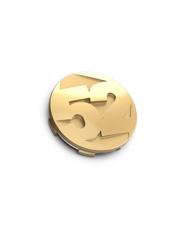 fifteen52 — fifteen52 65mm Snap In Center Cap Single for Rally Sport/MX/SV Wheels - Gold