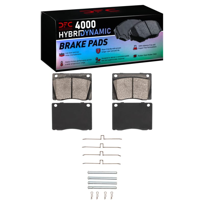 DFC — DFC 61-79 Jaguar XKE Front 4000 HybriDynamic Brake Pads and Hardware Kit
DFC Brake Pad Set