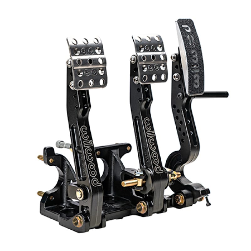 Wilwood — Wilwood Adjustable Balance Bar Brake, Clutch, Throttle - Floor Mount - 4.75-5.75:1