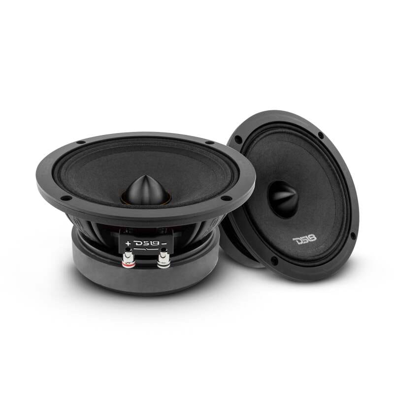 DS18 — DS18 6.5in 300 Watts RMS 4 ohm Neodymium and Ferrite Magnet Bullet Mid-Range Loudspeaker