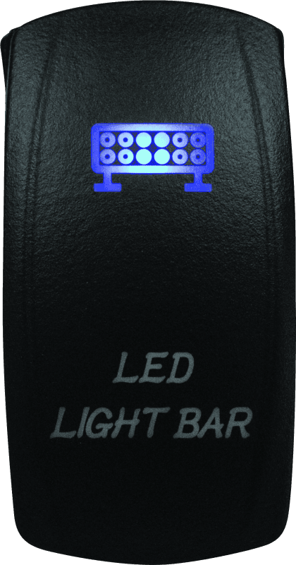 DragonFire Racing — Dual LED Switch, Laser-Etched, LED Light bar On/Off, Blue