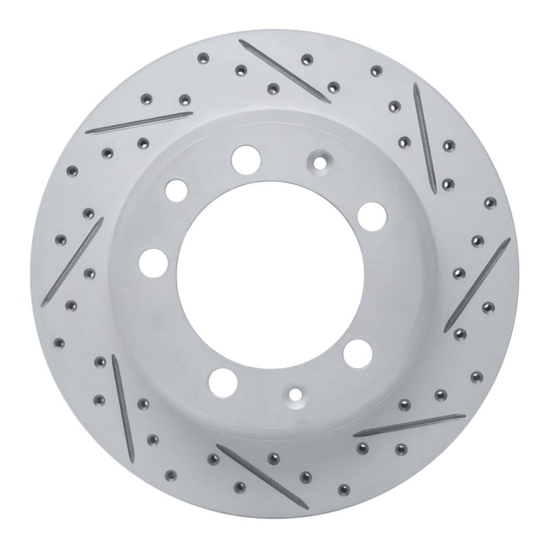 R1 Concepts — R1 77-88 Porsche 944 Excl Turbo Rear Right Drilled & Slotted Geo-Carbon Rotor
