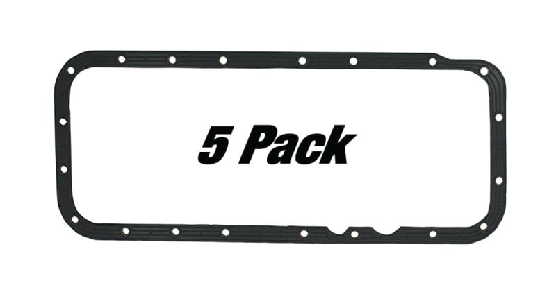 Moroso — Moroso Chrysler 361-440 HEMI Oil Pan Gasket - One Piece - Reinforced Steel (5 Pack)