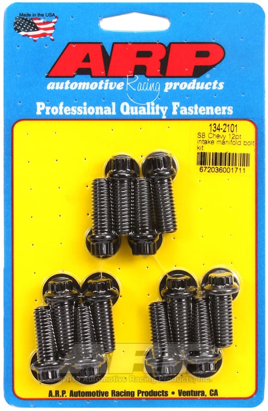 ARP — ARP SB Chevy 12pt Intake Manifold Bolt Kit (3/8 Socket)