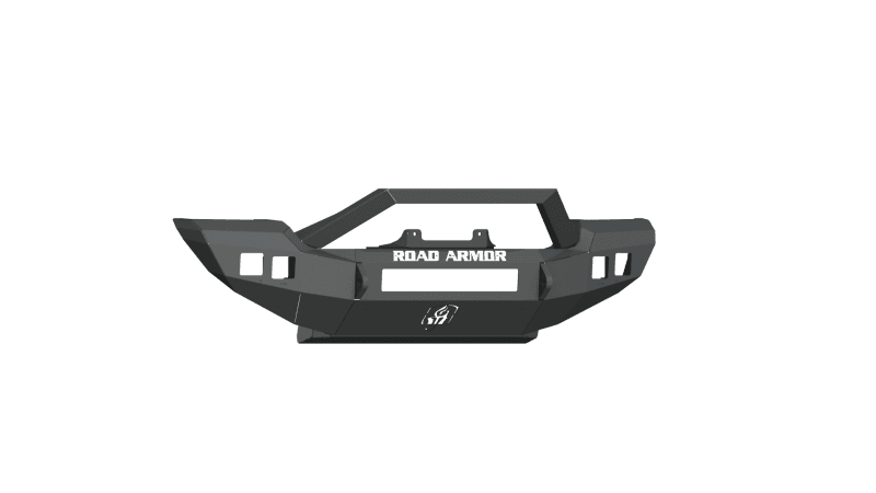 Road Armor — Road Armor 18-20 Jeep Wrangler JL Sport Stealth Front Winch Bumper w/Bar Full Width - Tex Blk