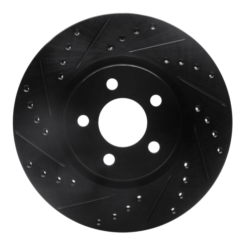 R1 Concepts — R1 03-09 Chrysler PT Cruiser Front Left Drilled & Slotted Black Brake Rotor
R1 Brake Rotor Drill