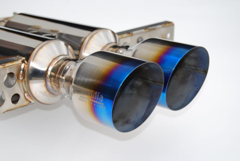 Invidia — Invidia 2017+ Honda Civic Hatchback Sport/Sport Touring Gemini Titanium Tip Cat-back Exhaust